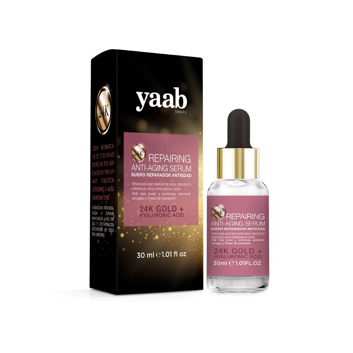Følelse indendørs konstant Yaab Beauty 24K anti-aging repair serum — Republic Cosmetics US