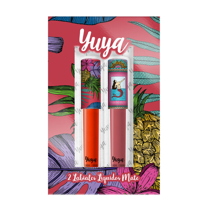 2 Liquid Lipstick Bundle "Papaya"