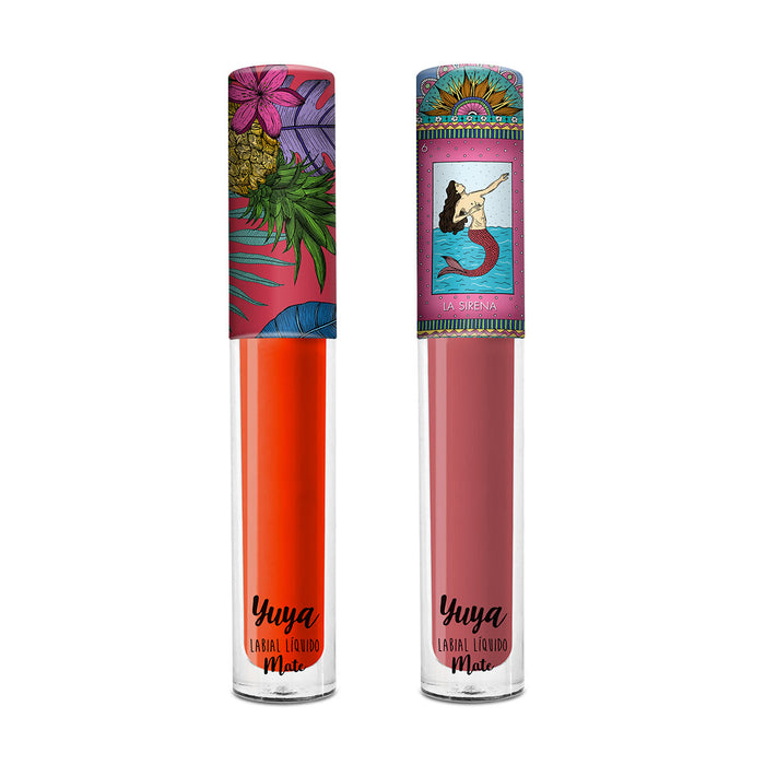 2 Liquid Lipstick Bundle "Papaya"
