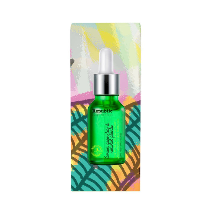 Republic Cosmetics Green tea with natural leaves serum