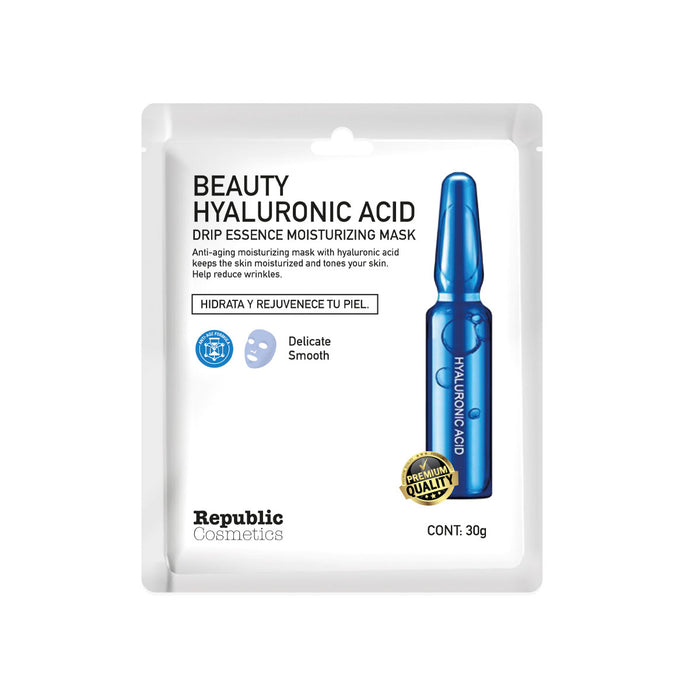Republic Cosmetics Acid Hyaluronic Facial Mask Pack 12 pcs